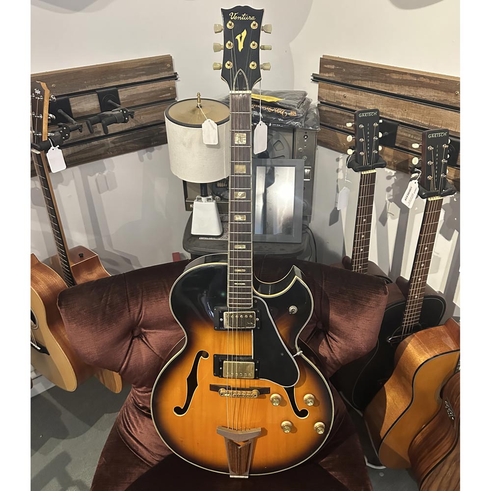 Ventura 1970s Lawsuit Era Hollow Body Electric Guitar (Pre-Owned)