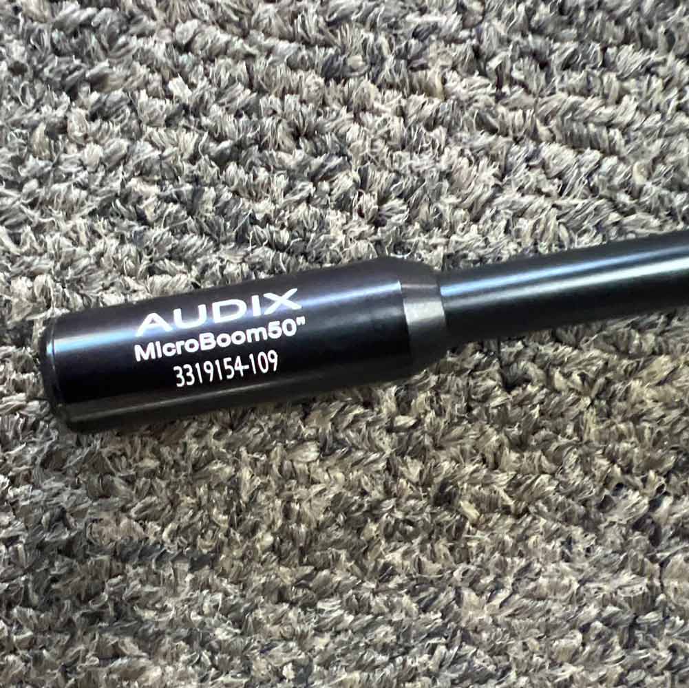 Audix M1250B Miniaturized Condenser Microphone w/ Boom Arm, Cable, and Wind Screen (Pre-Owned)