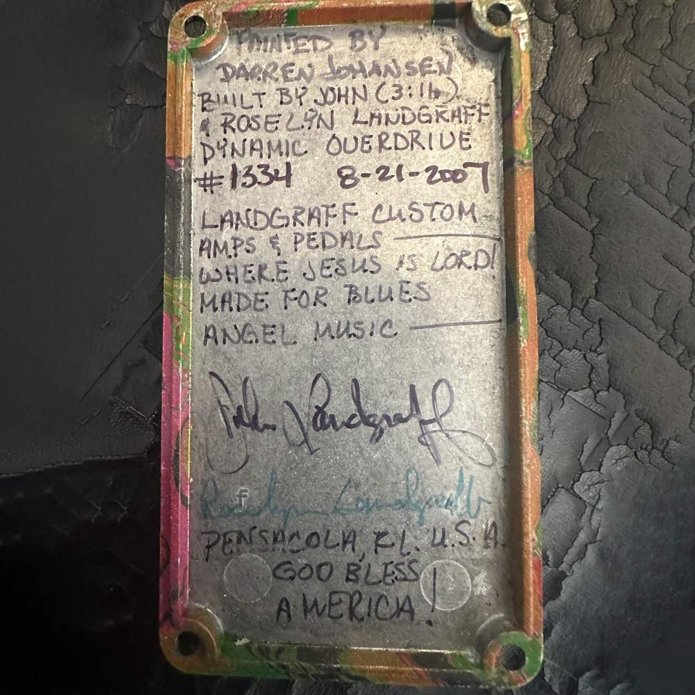 Landgraff Rare Handcrafted Boutique Dynamic Overdrive Pedal #1334