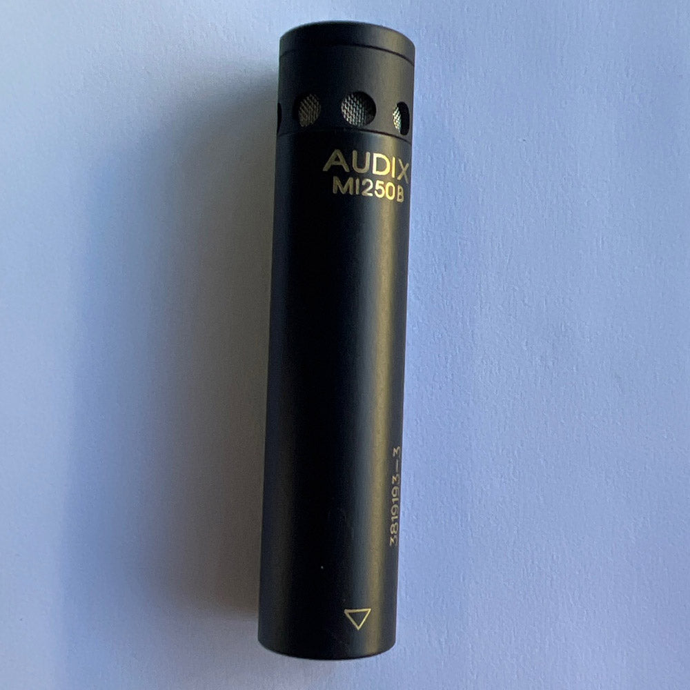 Audix M1250B Miniaturized Condenser Microphone w/ Boom Arm, Cable, and Wind Screen (Pre-Owned)