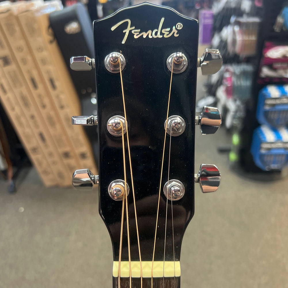 Fender CD-140SCE Acoustic-Electric Guitar - Black (Pre-Owned)