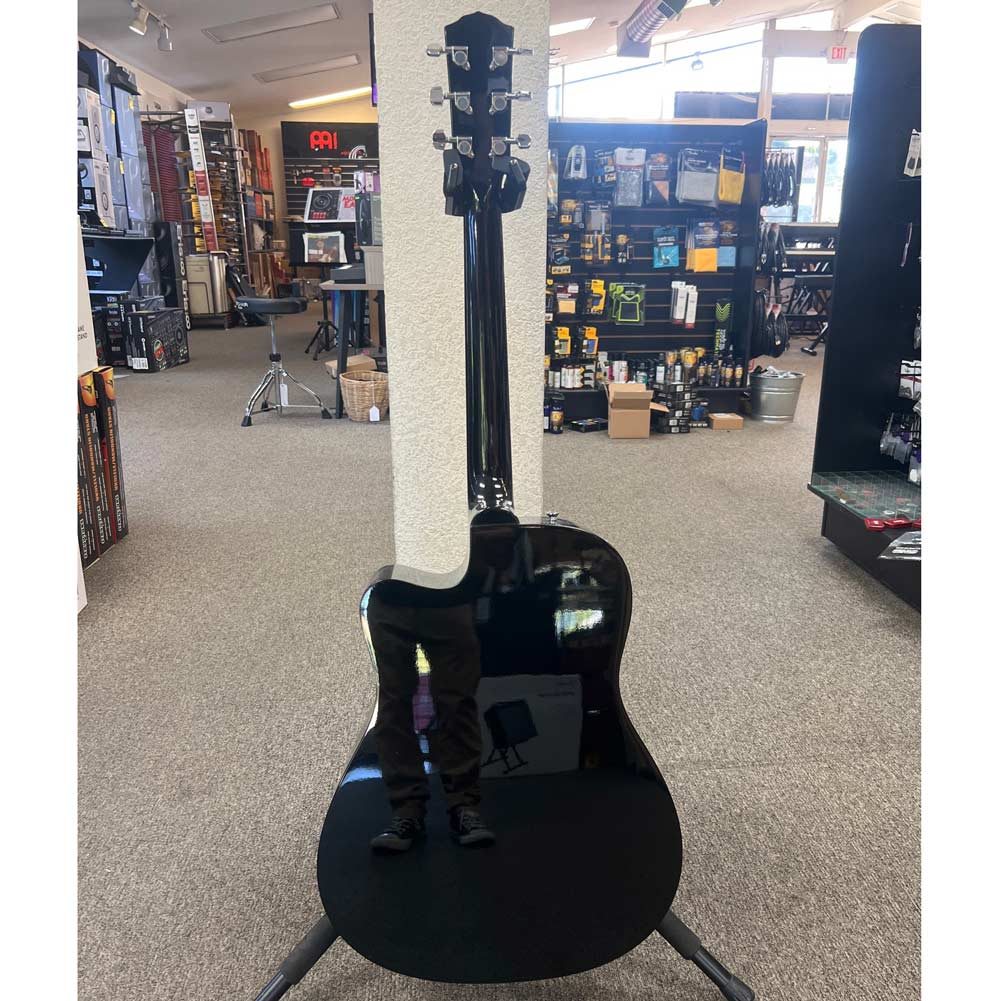 Fender CD-140SCE Acoustic-Electric Guitar - Black (Pre-Owned)