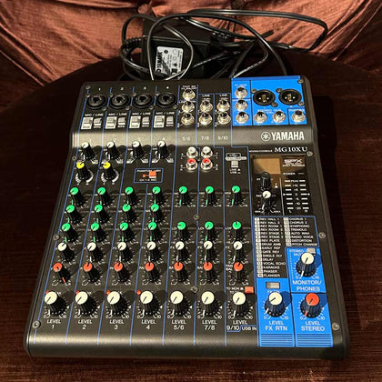 Yamaha MG10XU 10-Channel Mixer with USB and Effects (Pre-Owned)