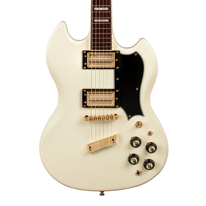 Guild Polara Kim Thayil Signature Model Electric Guitar - Vintage White