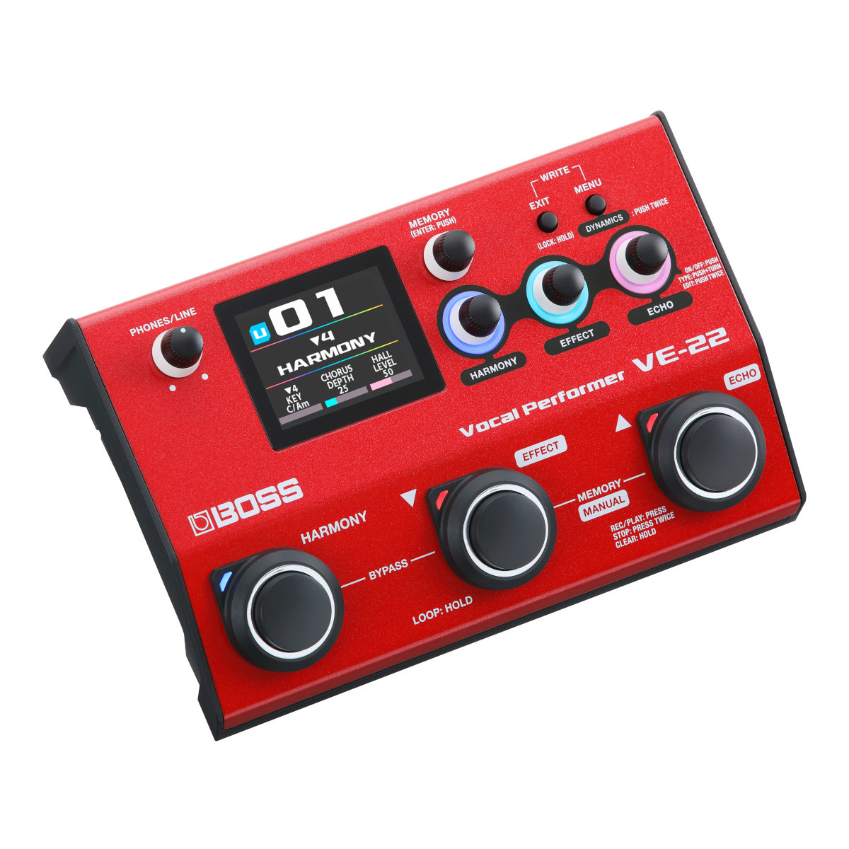 BOSS VE-22 Vocal Performer Pedal - Bananas at Large®