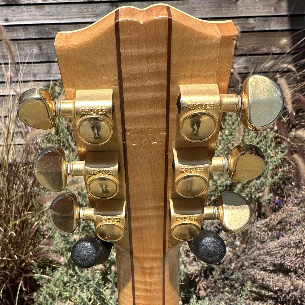 Gibson 2002 J-185 EC Quilt Top Acoustic-Electric Guitar w/ Case - Natural (Pre-Owned)