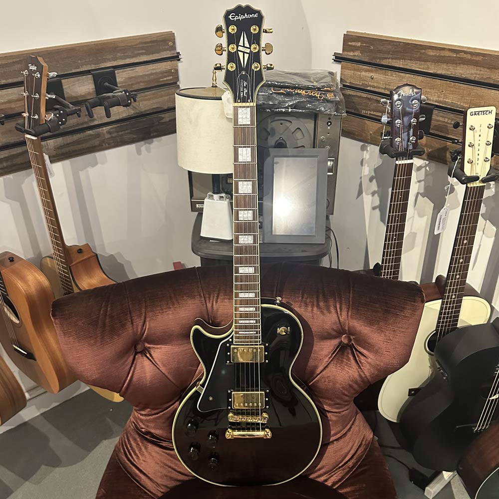 Epiphone Les Paul Custom Pro Lefty Electric Guitar w/ Hard Case (Pre-Owned)