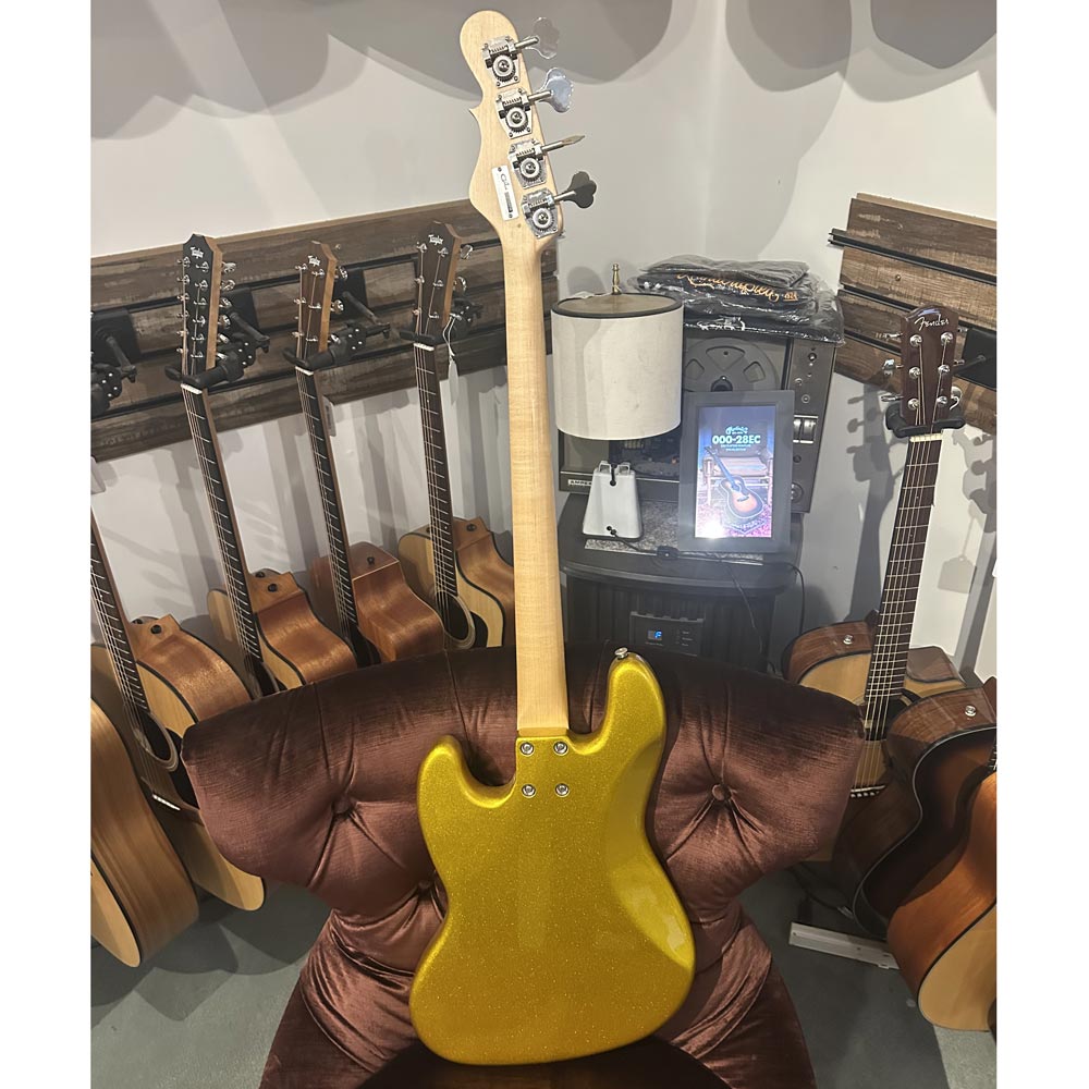 G&L Custom Build Jazz Bass w/ Case - Metallic Yukon Gold (Pre-Owned)