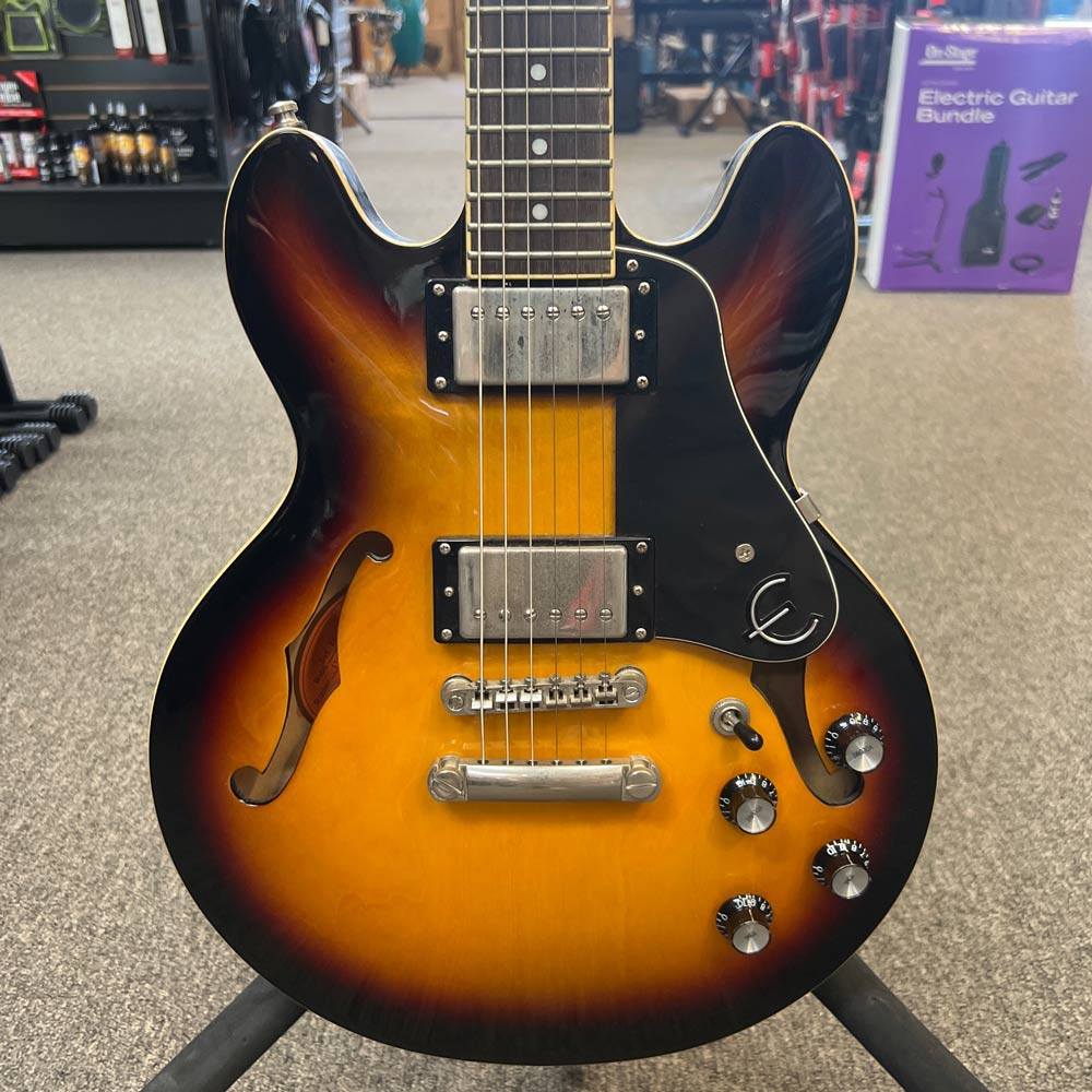 Epiphone ES-339 Dot Semi-Hollow Body Electric Guitar w/ Case - Vintage Sunburst (Pre-Owned)