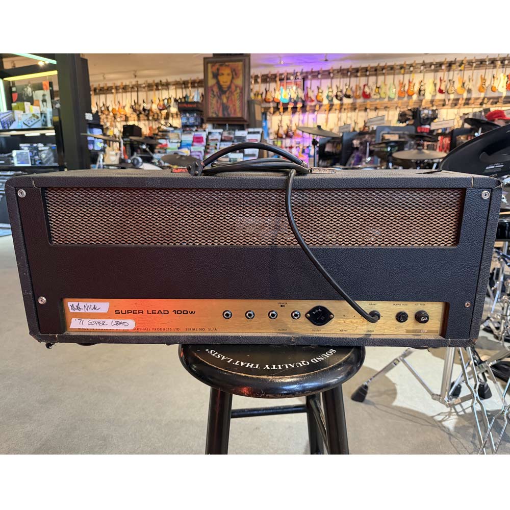 Marshall Vintage 1971 Super Lead 100W Guitar Tube Amp Head (Joe Satriani Private Collection) (Pre-Owned)