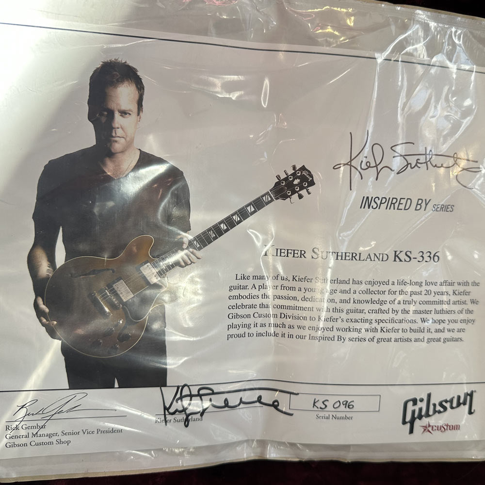 Gibson Custom Shop 2007 Kiefer Sutherland KS-336 Electric Guitar w/ Case (Pre-Owned)