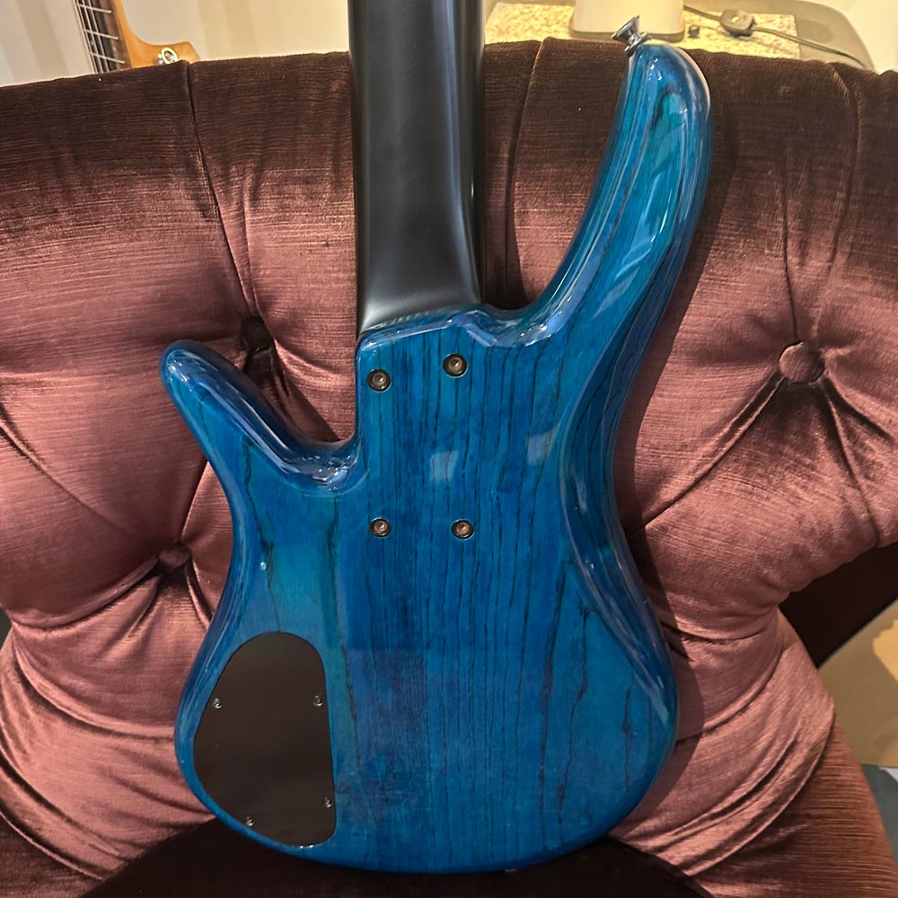 Zon Sonus Custom 5 String Bass w/ Bag - Electric Blue (Pre-Owned