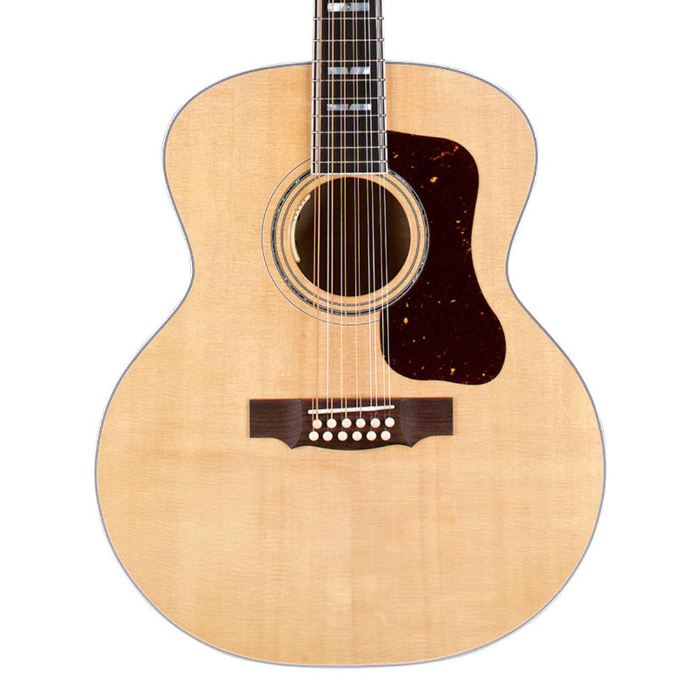 Guild USA F-512E Maple Blonde 12-String Acoustic-Electric Guitar w/ Case - Bananas at Large®