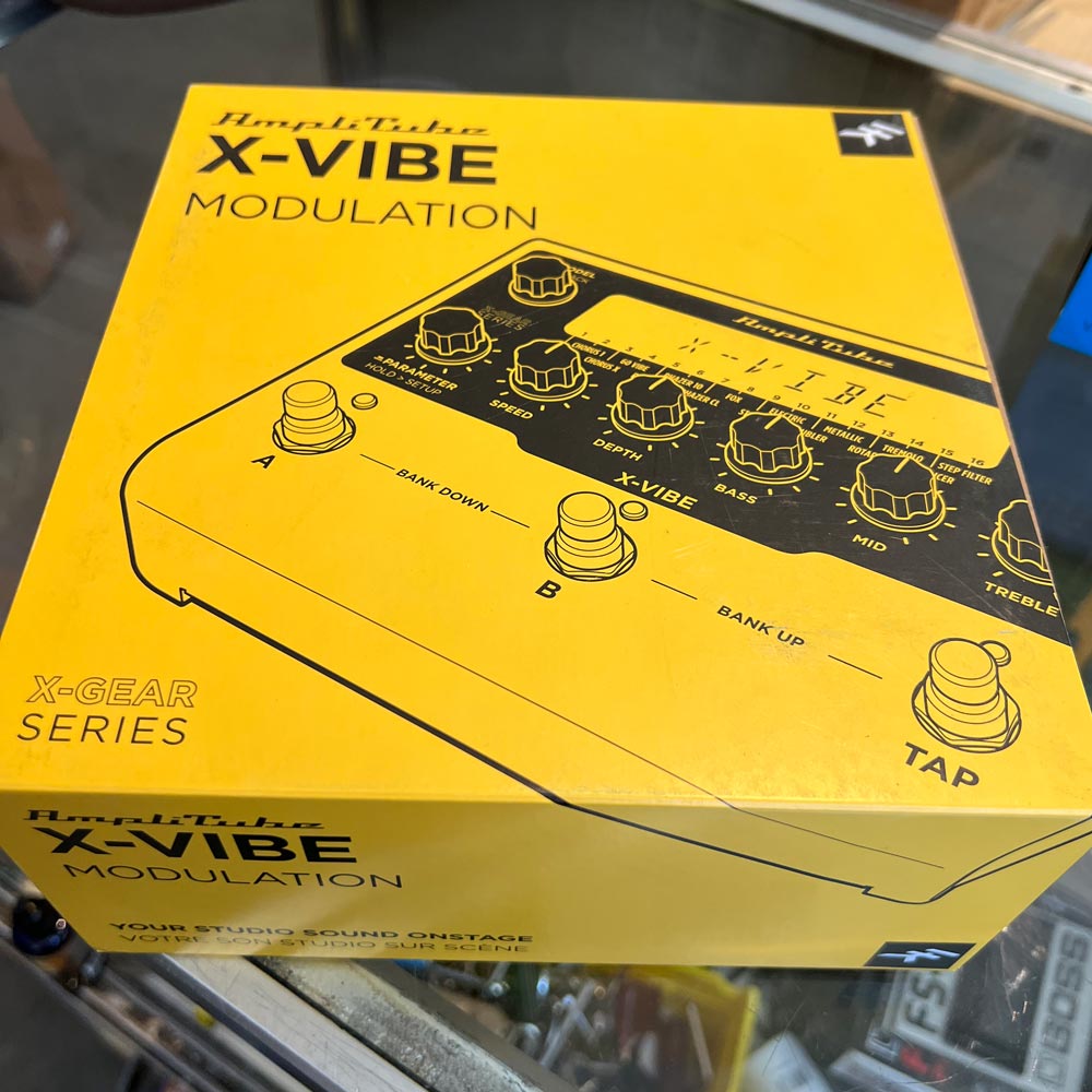 ik multimedia amplitube x-time delay pedal IK Multimedia AmpliTube X-VIBE Modulation Pedal (Pre-Owned) – Bananas At Large Inc.® Musical Instruments & Pro Audio