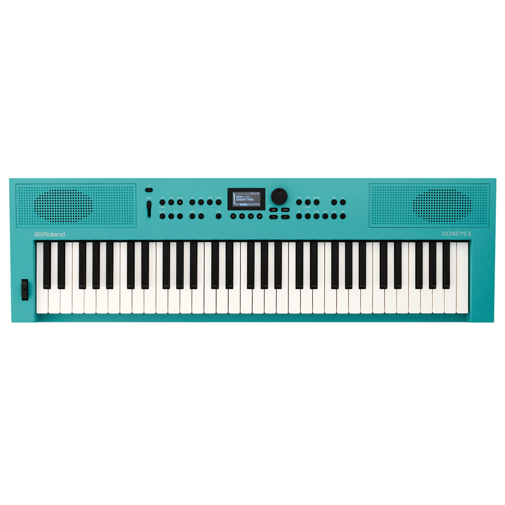 Roland GO:KEYS 3 Music Creation Keyboard - Turquoise - Bananas at Large®