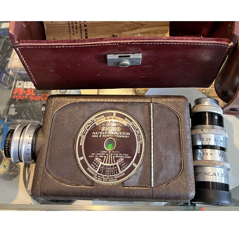 Vintage Bell & Howell Filmo Auto Master 16mm Movie Camera w/ Two Lenses (Pre-Owned/AS IS)