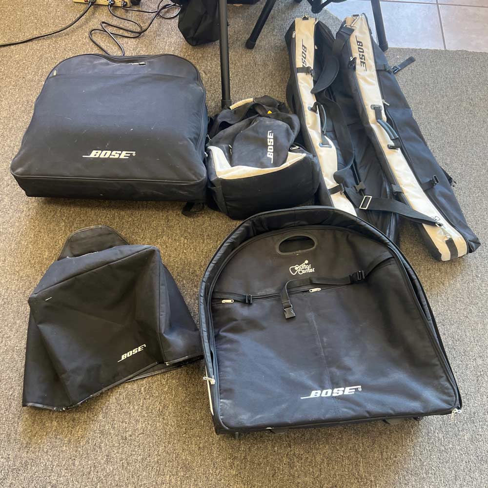 Bose L1 Portable Line Array PA Speaker System with PS1 Base - Powered Subwoofer - Carry Bags (Pre-Owned)