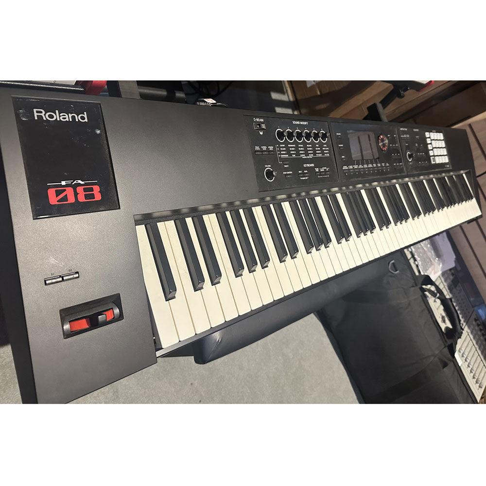 Roland FA-08 88-Note Music Workstation Keyboard Bundle (Pre-Owned)