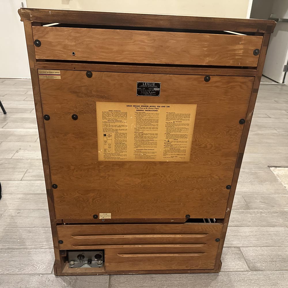 Leslie 22H Vintage Rotary Speaker Amp Cabinet for Hammond Organs (Pre-Owned)
