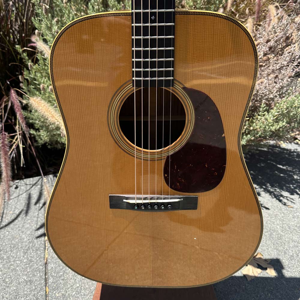 Huss and Dalton TD-R Custom Thermo Cured Red Spruce Top Dreadnought Acoustic Guitar w/ Case (Pre-Owned)