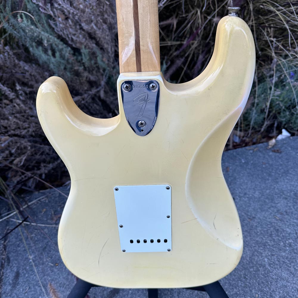 Fender 1974 Stratocaster Vintage Electric Guitar w/ Original Case - Olympic White (Pre-Owned)