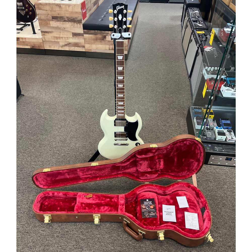 Gibson SG Standard '61 Electric Guitar w/ Hard Case - White (Pre-Owned)