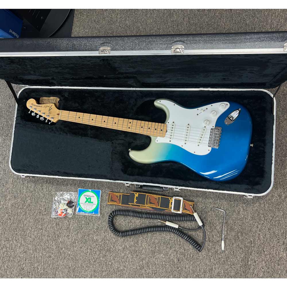 Fender "Dan Smith" Standard Stratocaster Electric Guitar w/ Hard Case - Blue Stratoburst (Pre-Owned)