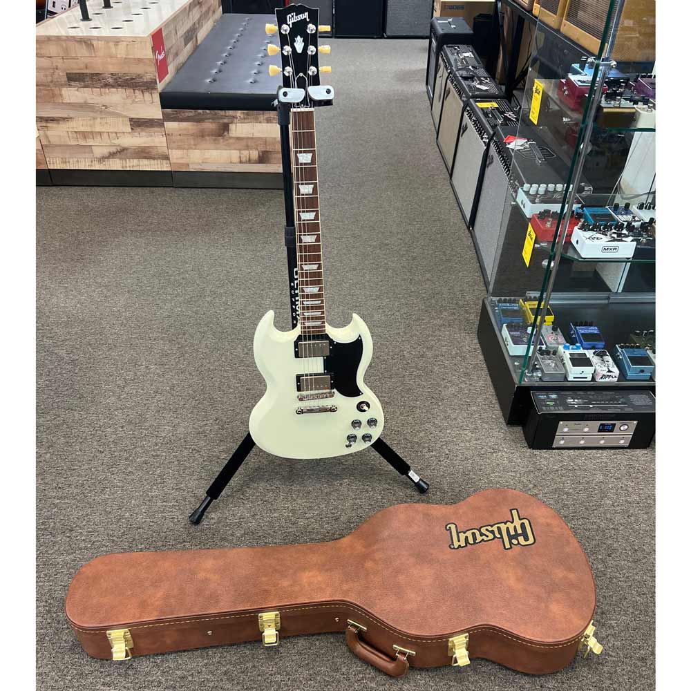 Gibson SG Standard '61 Electric Guitar w/ Hard Case - White (Pre-Owned)