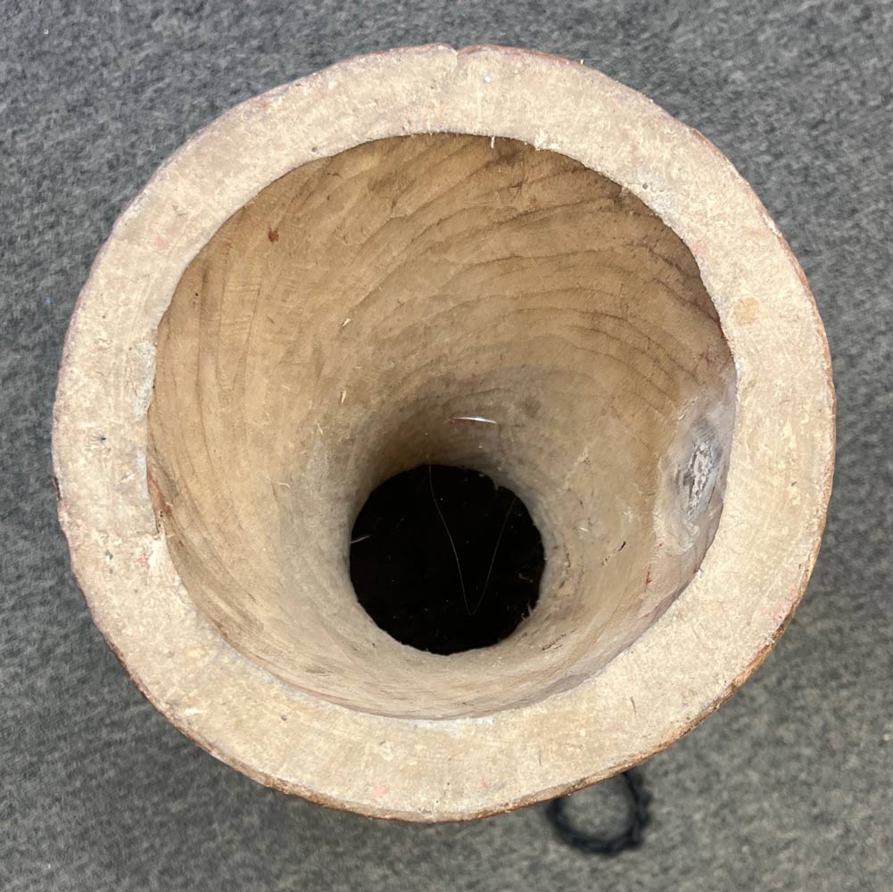 Authentic African 10.5 in. Goatskin Djembe Drum Handmade in Guinea (Pre-Owned)