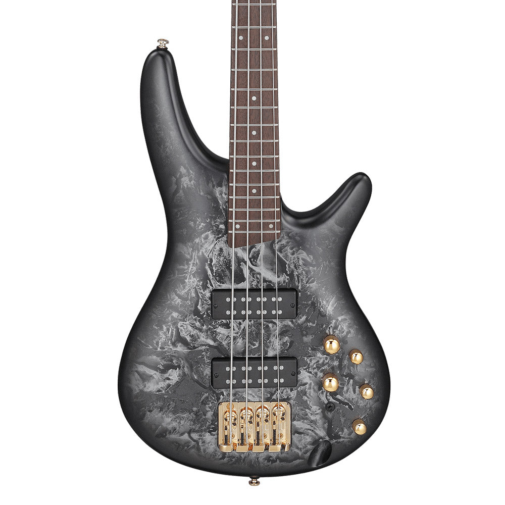 Ibanez SR Standard 4-String Electric Bass - Black Ice Frozen Matte