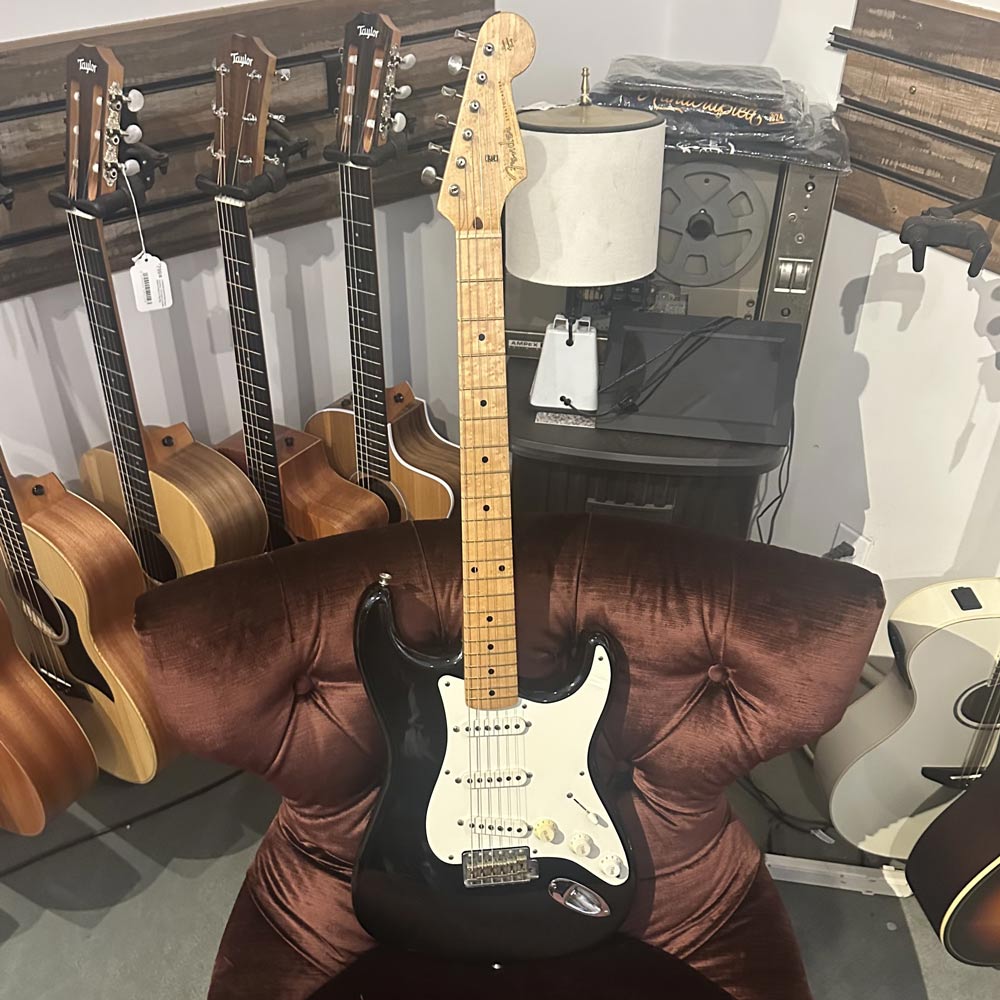 Fender Custom Shop 1956 Reissue Stratocaster Closet Classic Electric Guitar w/ Case - Black (Pre-Owned)