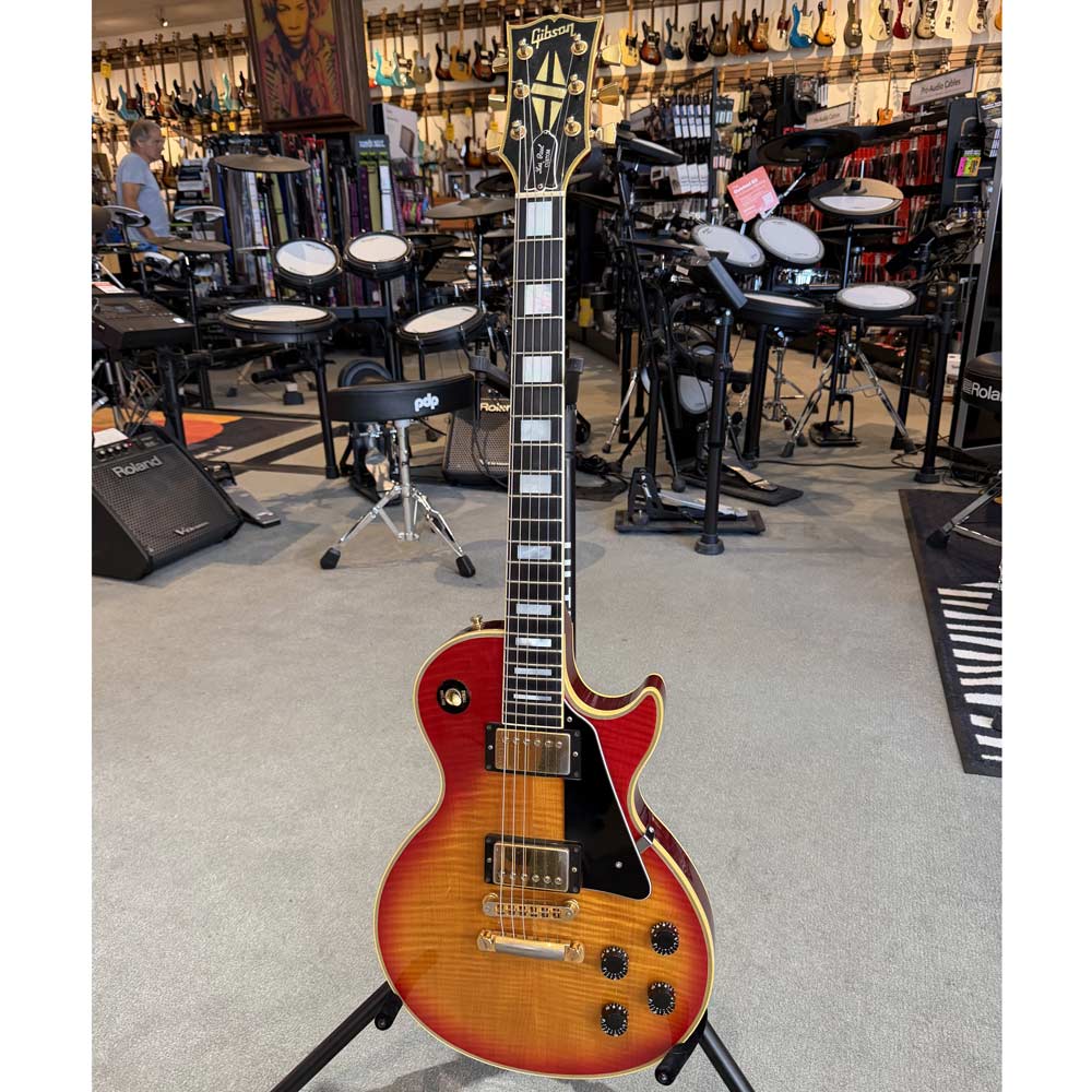 Gibson '93 Les Paul Custom w/ Case - Cherry Burst (Joe Satriani Private Collection) (Pre-Owned)