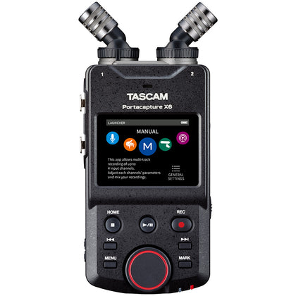 Tascam Portacapture X6 6-Channel 32-Bit Float Portable Audio Field Recorder