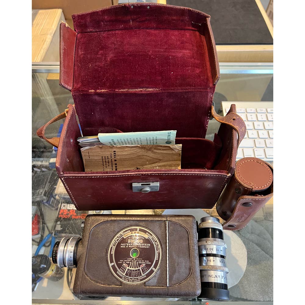 Vintage Bell & Howell Filmo Auto Master 16mm Movie Camera w/ Two Lenses (Pre-Owned/AS IS)