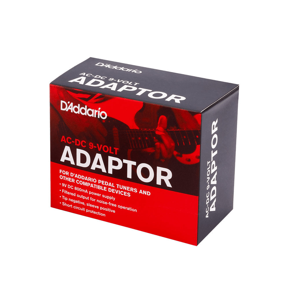 D'Addario PW-CT-9V 9 Volt Power Adapter - 2.1mm Barrel Plug - Bananas at Large®