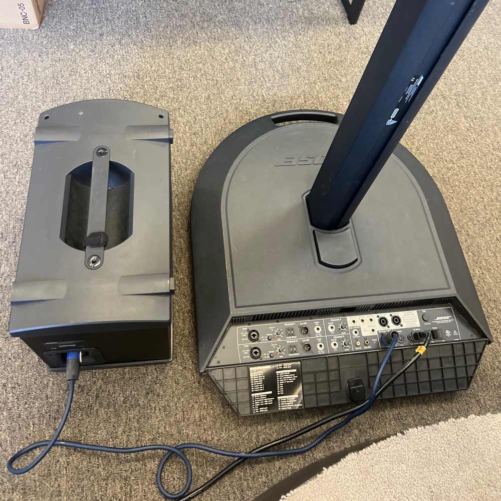 Bose L1 Portable Line Array PA Speaker System with PS1 Base - Powered Subwoofer - Carry Bags (Pre-Owned)