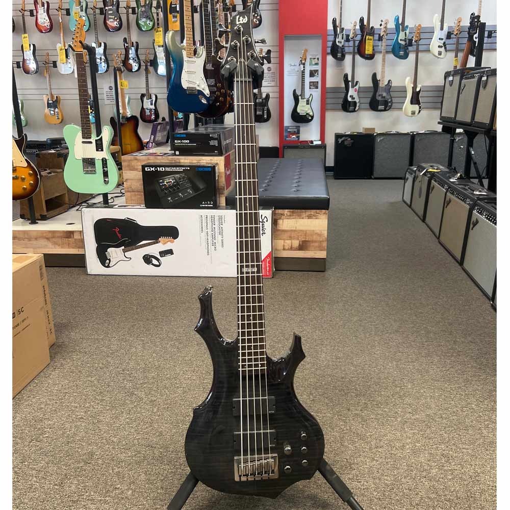 ESP LTD F-415FM 5-String Bass w/ Case (Pre-Owned)