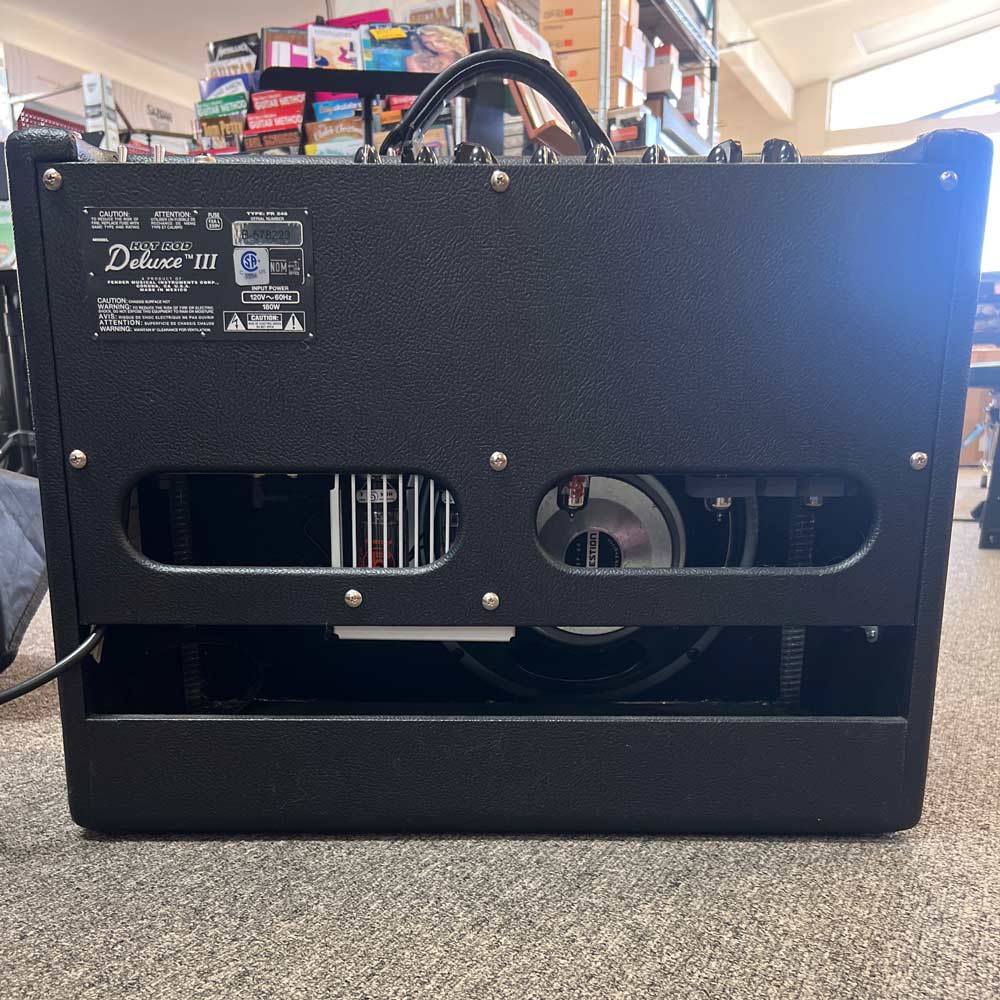 Fender Hot Rod Deluxe III 40W 3-Channel 1x12 Tube Combo Guitar Amp w/ Cover + Footswitch (Pre-Owned)