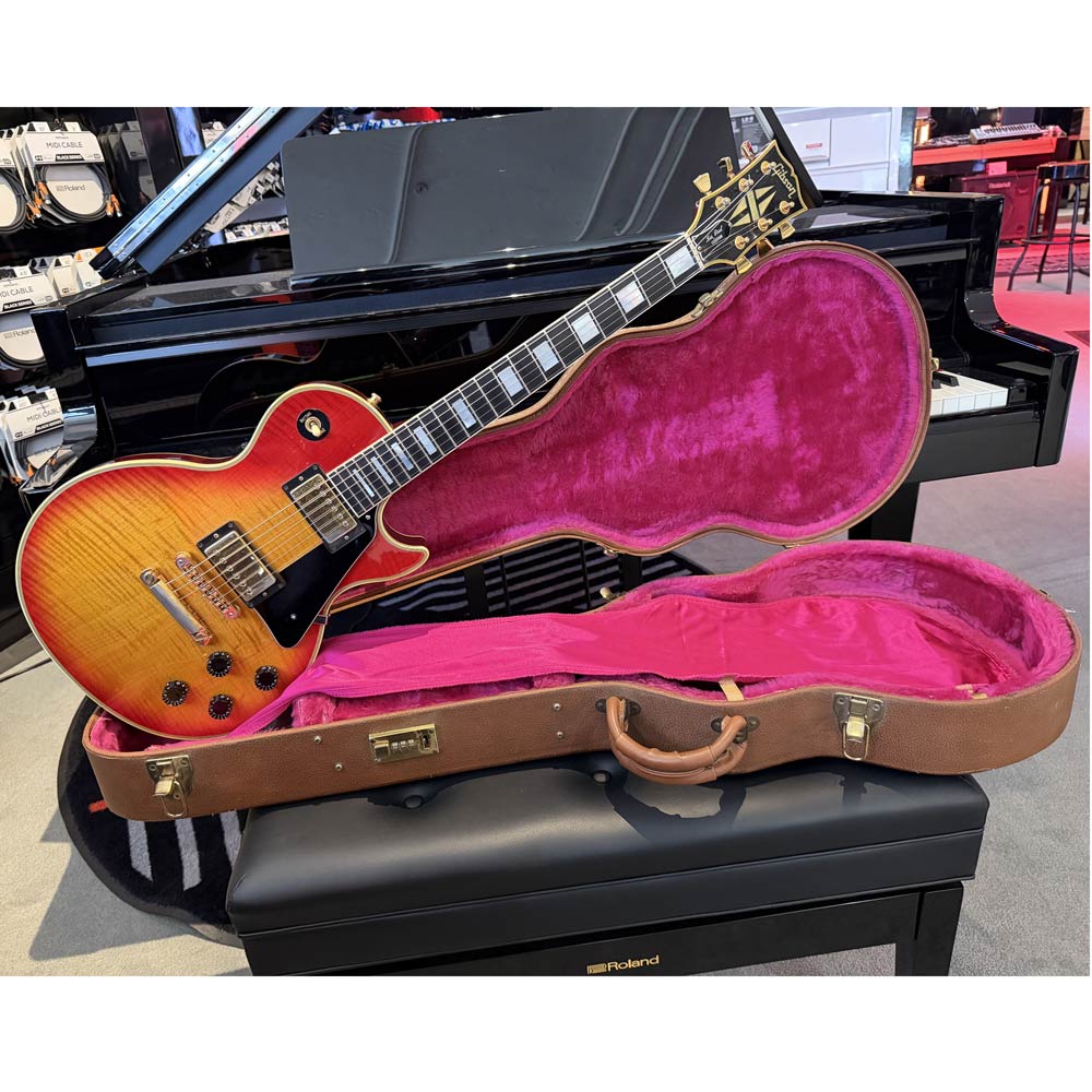 Gibson '93 Les Paul Custom w/ Case - Cherry Burst (Joe Satriani Private Collection) (Pre-Owned)