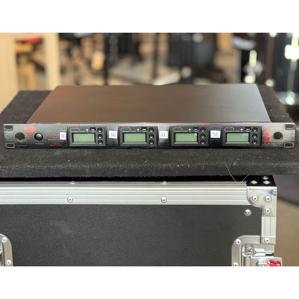 NADY 4W-1KU QUAD 4 Channel UHF Wireless Receiver Only (Pre-Owned - All Sales Final)