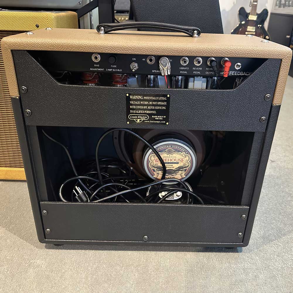 Louis Electric Columbia Reverb 18W 1x12 in. Tube Combo Guitar Amp w/ Cover (Pre-Owned)