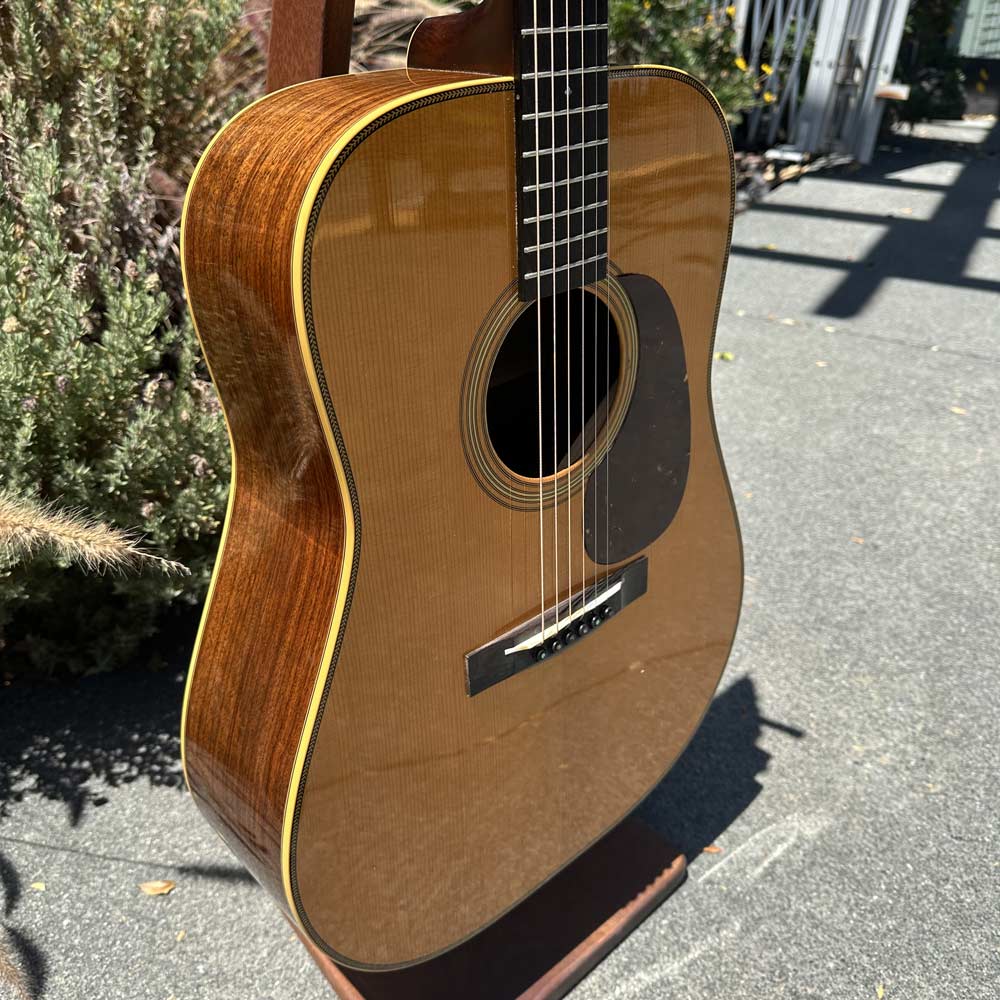Huss and Dalton TD-R Custom Thermo Cured Red Spruce Top Dreadnought Acoustic Guitar w/ Case (Pre-Owned)