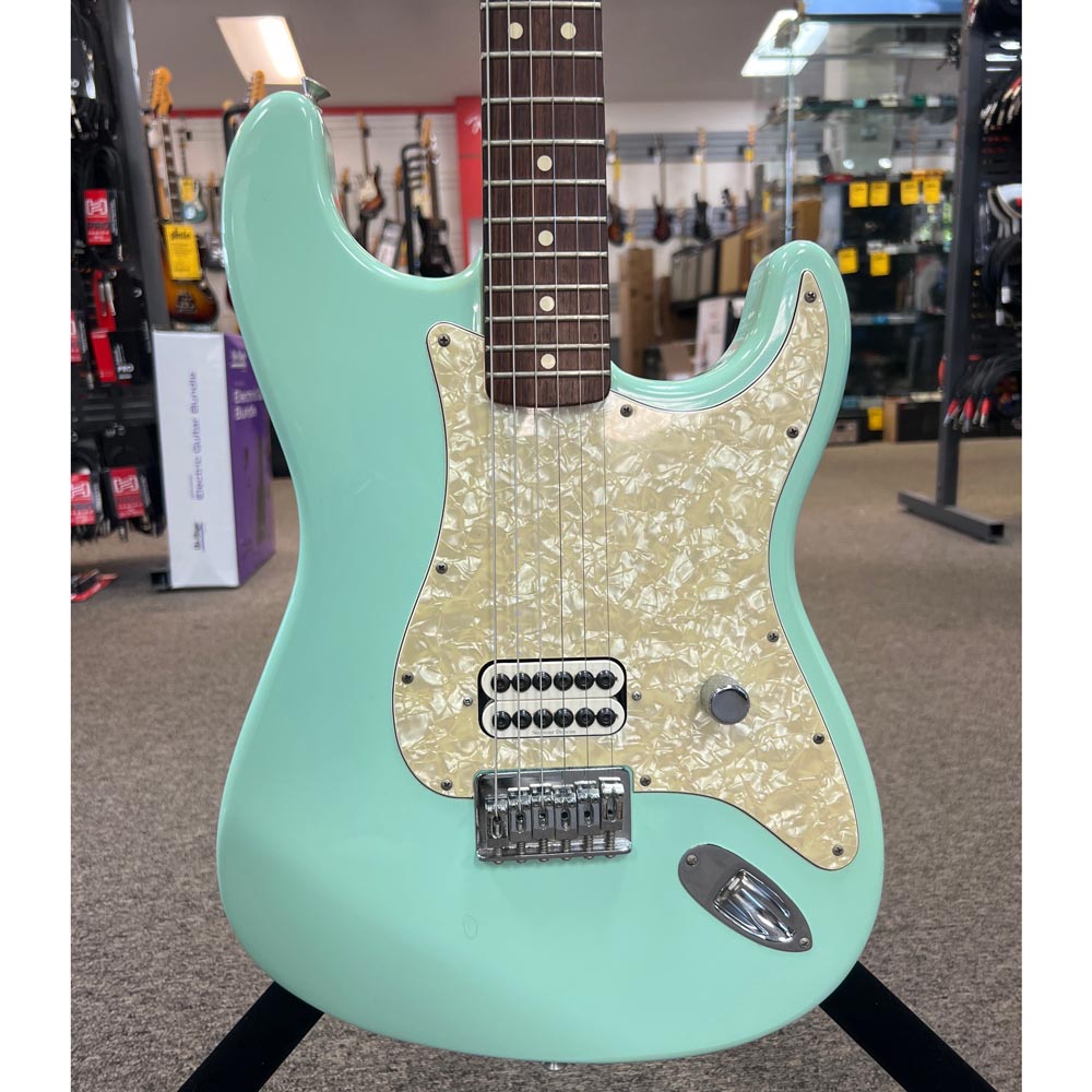 Fender 2002 Tom Delonge Stratocaster Electric Guitar w/ Hard Case - Surf Green (Pre-Owned)