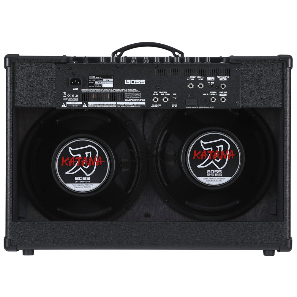 boss katana 100 pedal BOSS Katana 100-212 Gen 3 100-Watt 2x12 Guitar Combo Amplifier