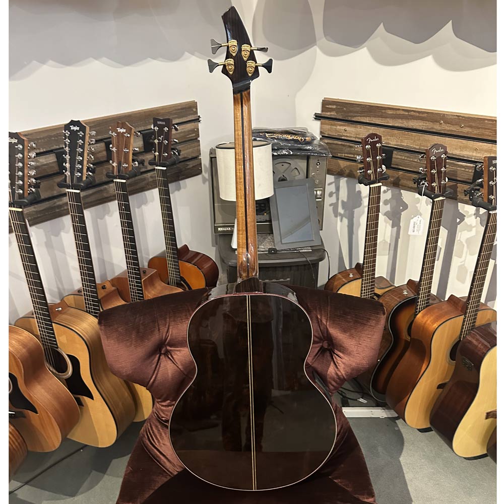 KR Guitars Custom Acoustic-Electric Bass w/ Case (Pre-Owned)