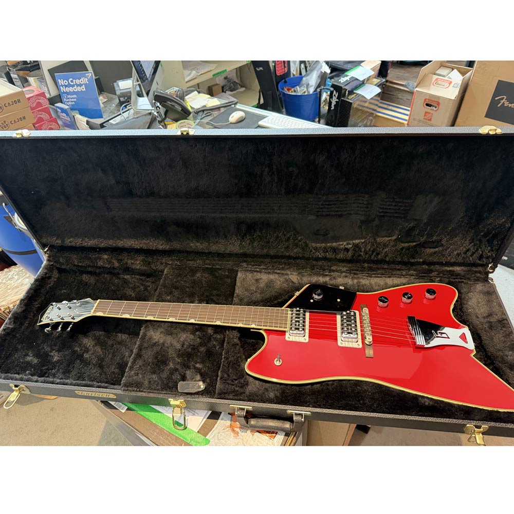 Gretsch G6199 Billy-Bo Jupiter Solid Body Electric Guitar w/ Case - Firebird Red (Pre-Owned)