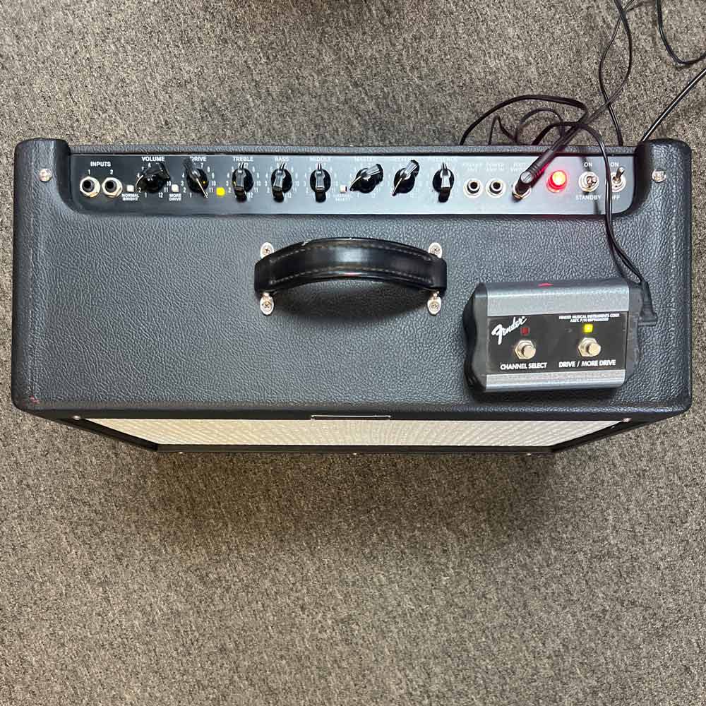 Fender Hot Rod Deluxe III 40W 3-Channel 1x12 Tube Combo Guitar Amp w/ Cover + Footswitch (Pre-Owned)