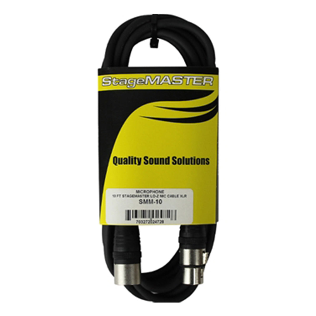 Stagemaster SMM-15 XLR Lo-Z Microphone Cable - 15 ft. - Bananas at Large®