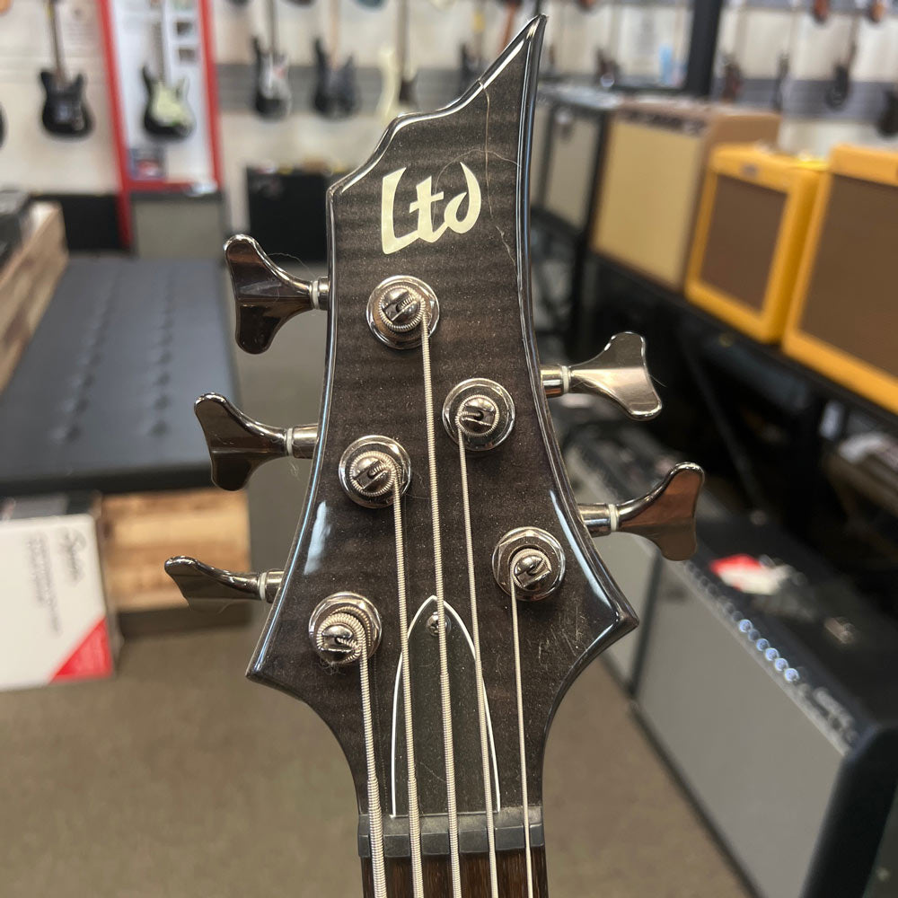 ESP LTD F-415FM 5-String Bass w/ Case (Pre-Owned)