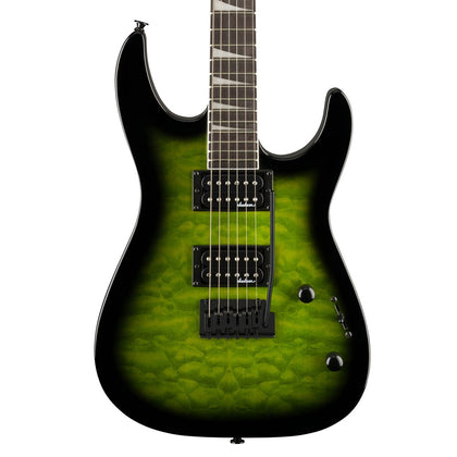 Jackson JS Series Dinky JS20 DKQ 2PT Electric Guitar - Trans Green Burst